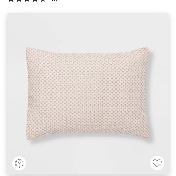 Threshold Full/Queen 3PC Comforter Set Elegant Pink and White Bedding Set - Picture 6 of 7